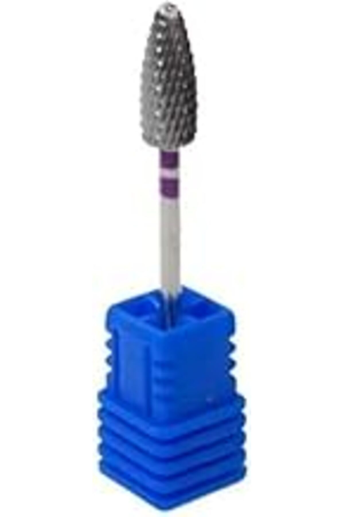 Qedii Trina Tungsten Karbür Freze Ucu Koni, Mor - 08