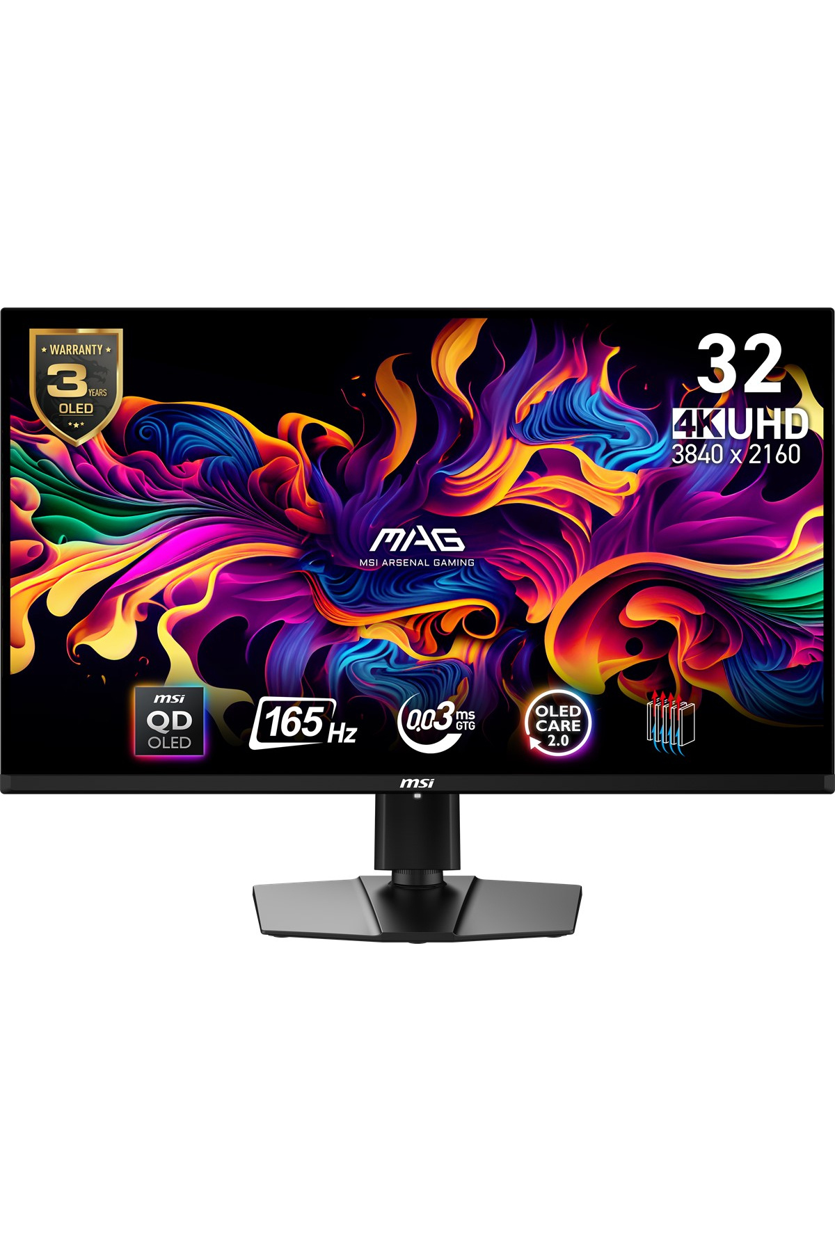 Mag 321up Qd-oled 31.5" 0.03ms 165hz Uhd Qd-oled Adaptive-sync Gaming Monitör