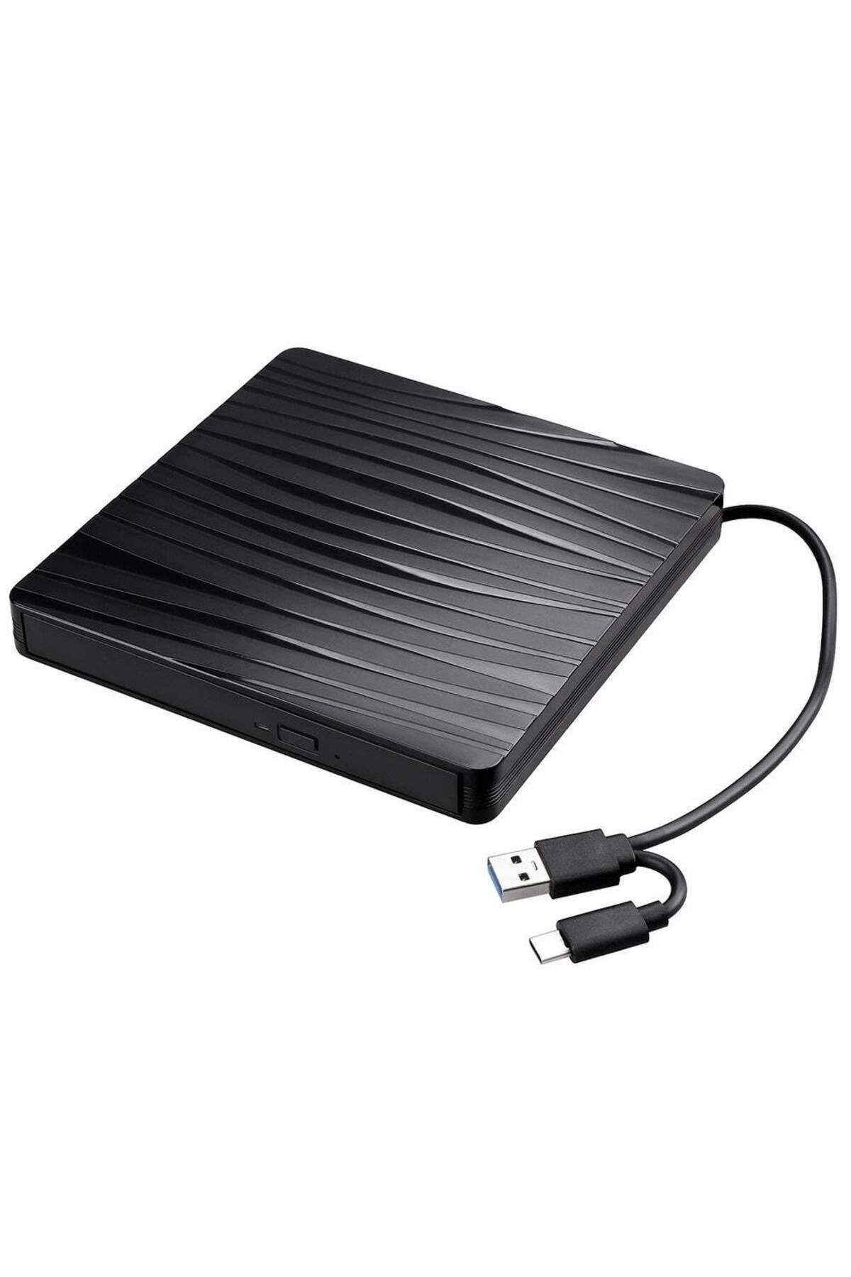 Generic-محرك أقراص DVD خارجي رفيع 2 في 1 USB 3.0 C ومحرك أقراص DVD RW ومحرك أقراص CD وقارئ أقراص ضوئية 3