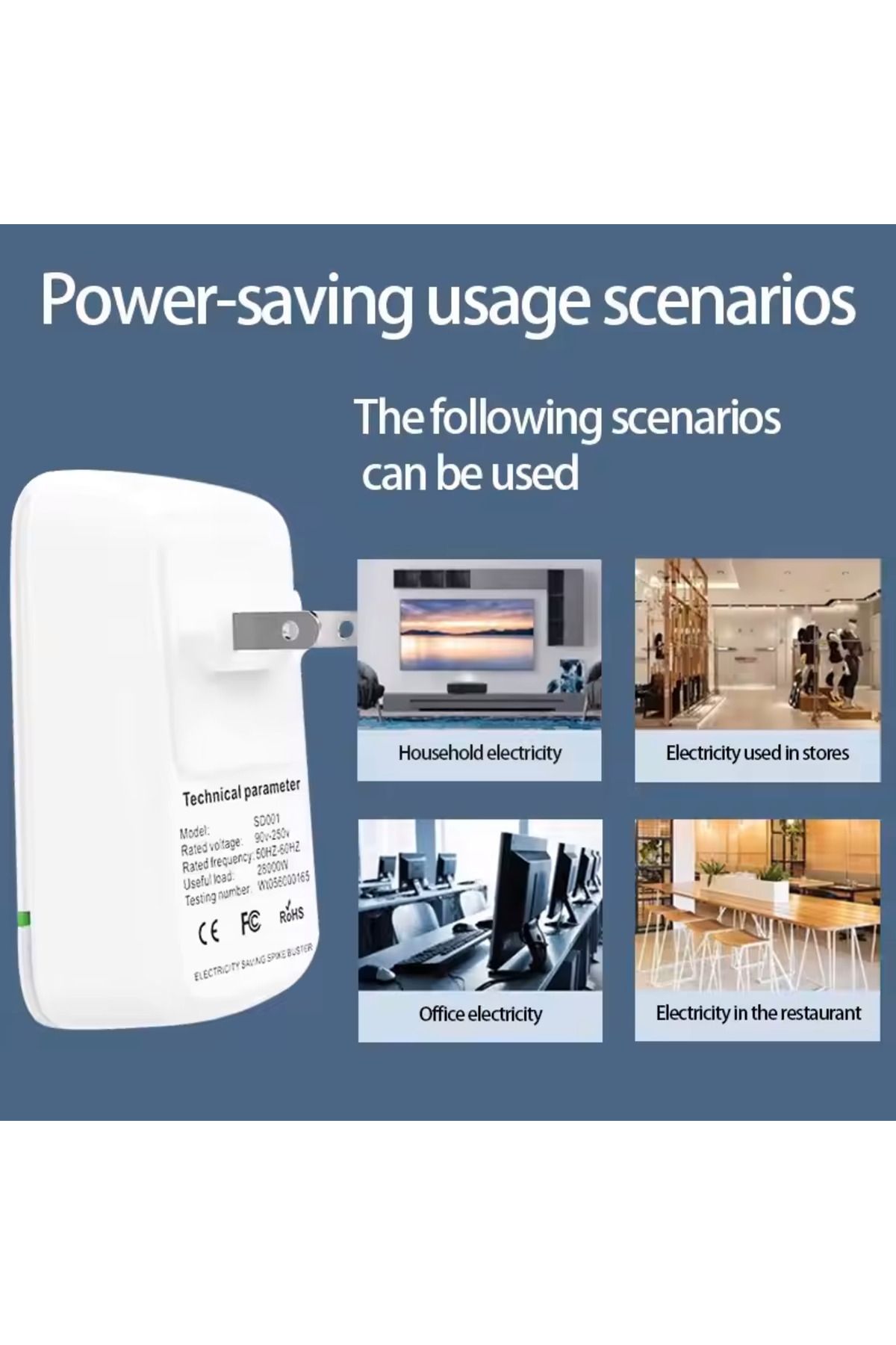 Choice-محول مقبس كهربائي موفر للطاقة من Pluggreen متوافق مع المواصفات الأوروبية 4