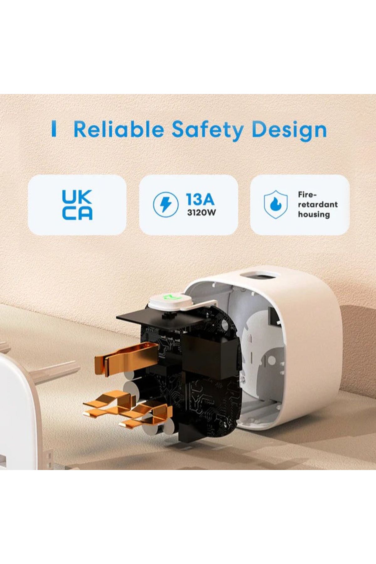 AREB-Smart Plug – Wi-fi Controlled Socket For Remote Device | Compatible With & Tuya App 5