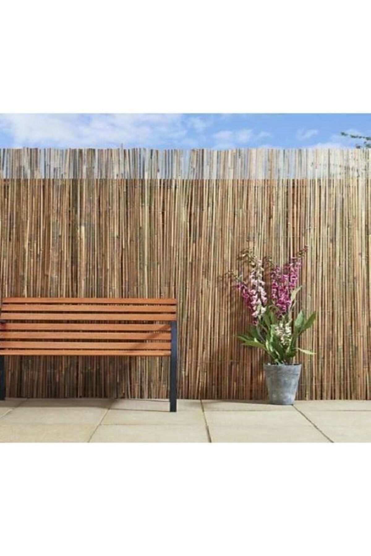 Cane Fence Cane Straw Cane Bamboo 1.5*5 Meters Canopy Natural Cane Straw Fence-canopy