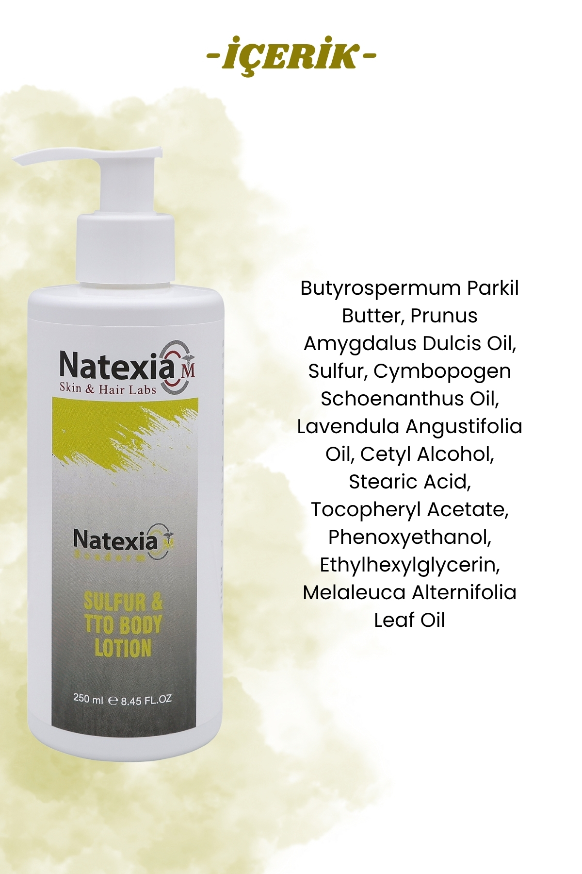 & Kaşıntı Tedavilerinde Yardımcı Yetişkinler için Scaderm Sülfür&TTO Vücut Losyonu %12,5 250 ml — NATEX0015 — تصویر 6 از 6