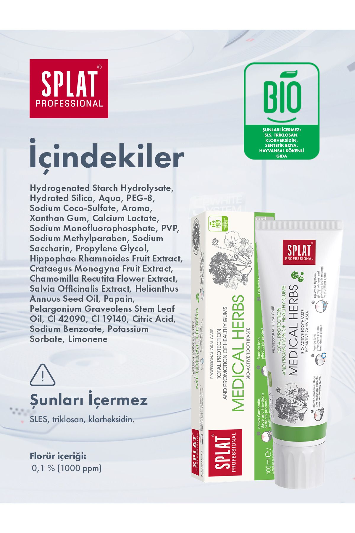 Splat-Professional Medical Herbs Toothpaste 100 ml 6
