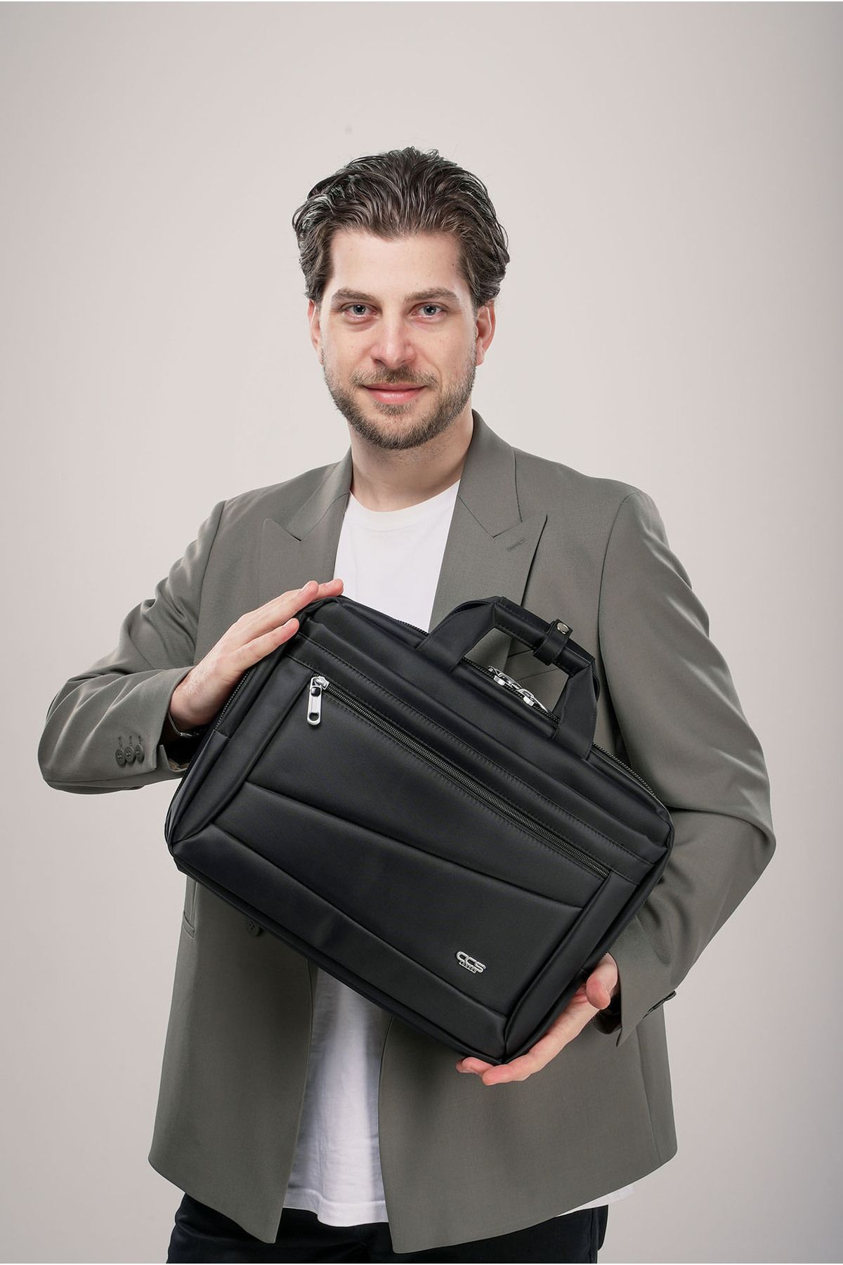 ÇÇS-Men's Briefcase Ccs71464 2