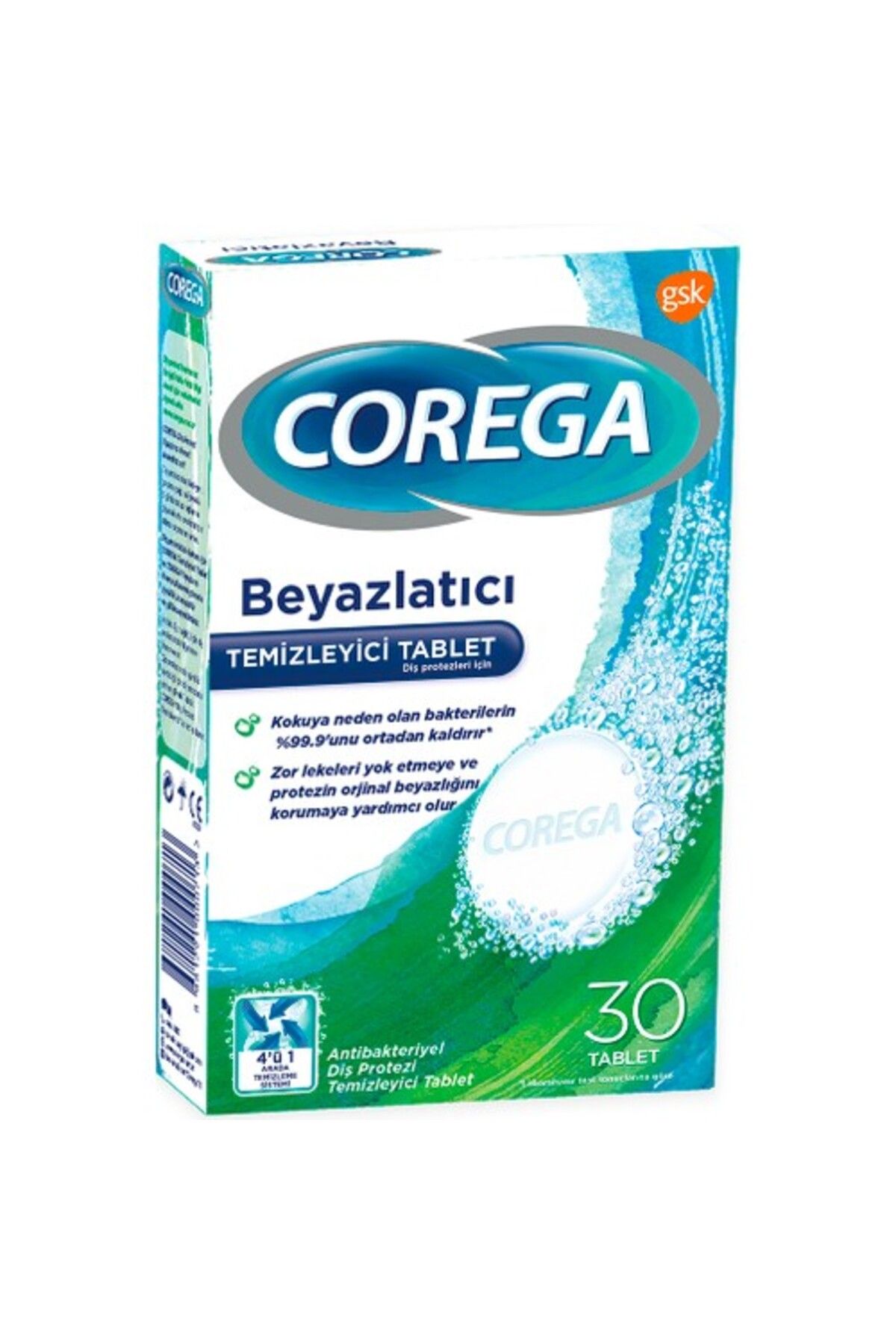 Corega Beyazlatıcıtablet 30 Lu