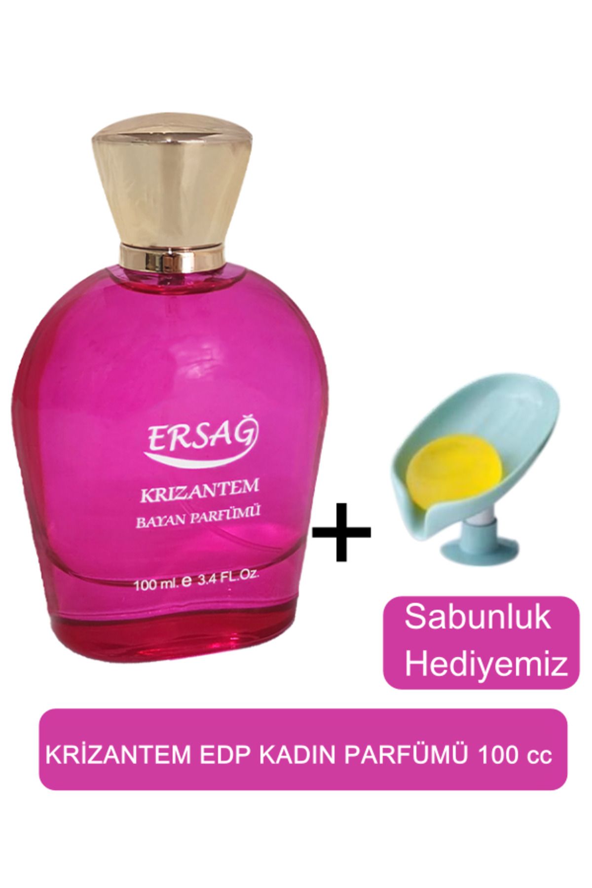 Ersağ Krizantem Kadın Parfüm 100cc - Sabunluk Hediyemiz 5001-04