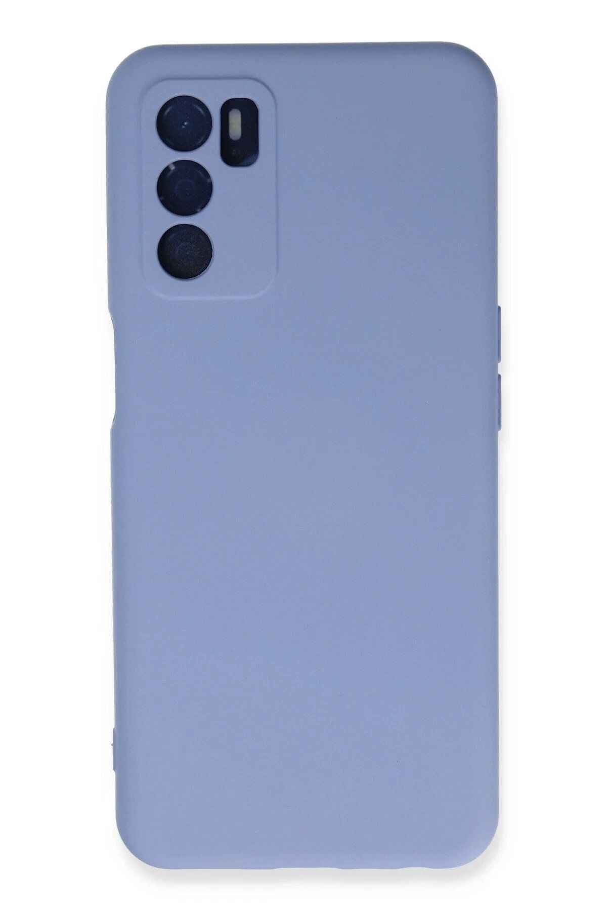 Toptan Bulurum Oppo A16 Kılıf Nano içi Kadife Silikon - Lila