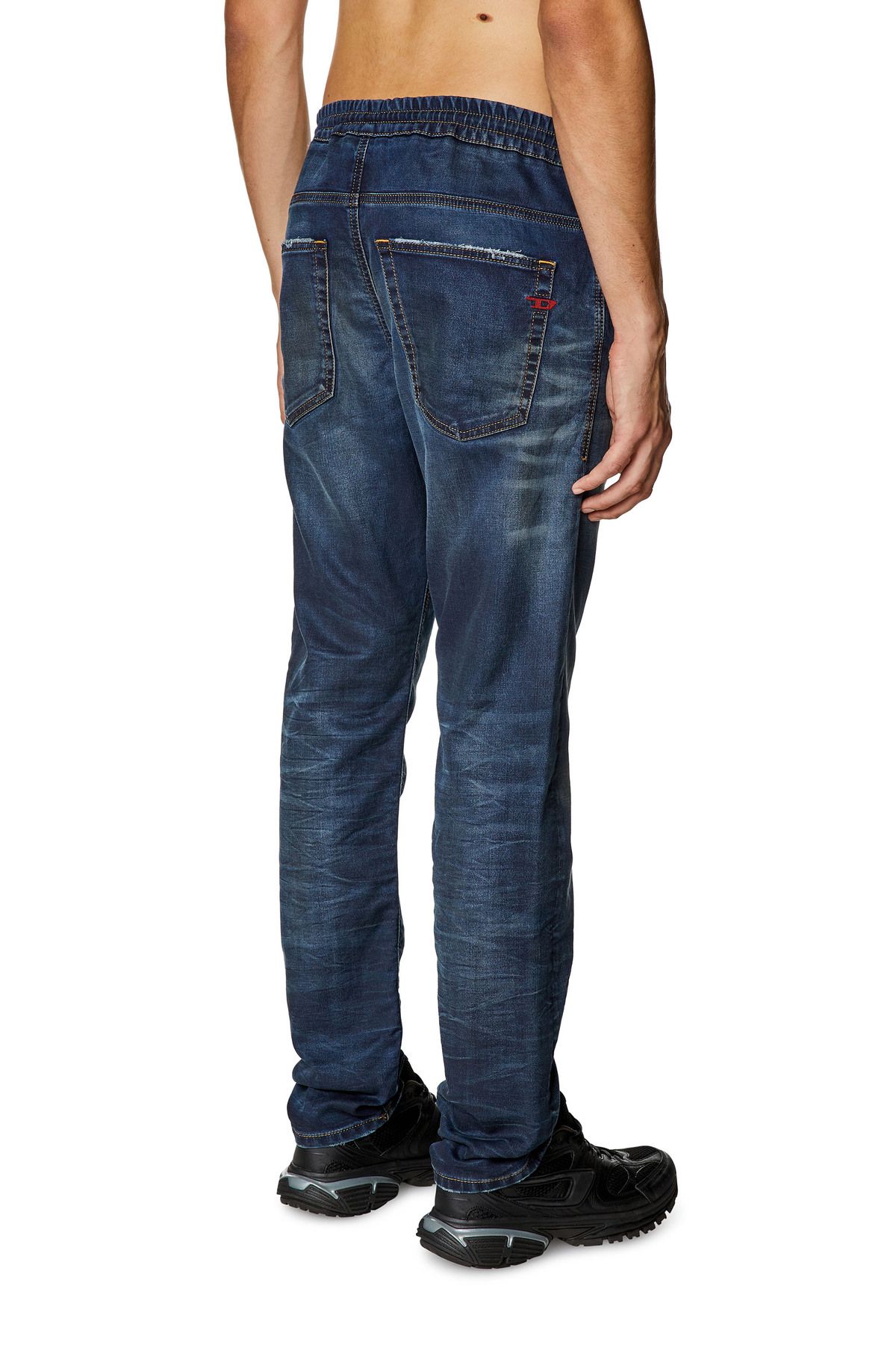 شلوار جین مردانه ژان آبی تیره 2030 D KROOLEY JOGG Diesel