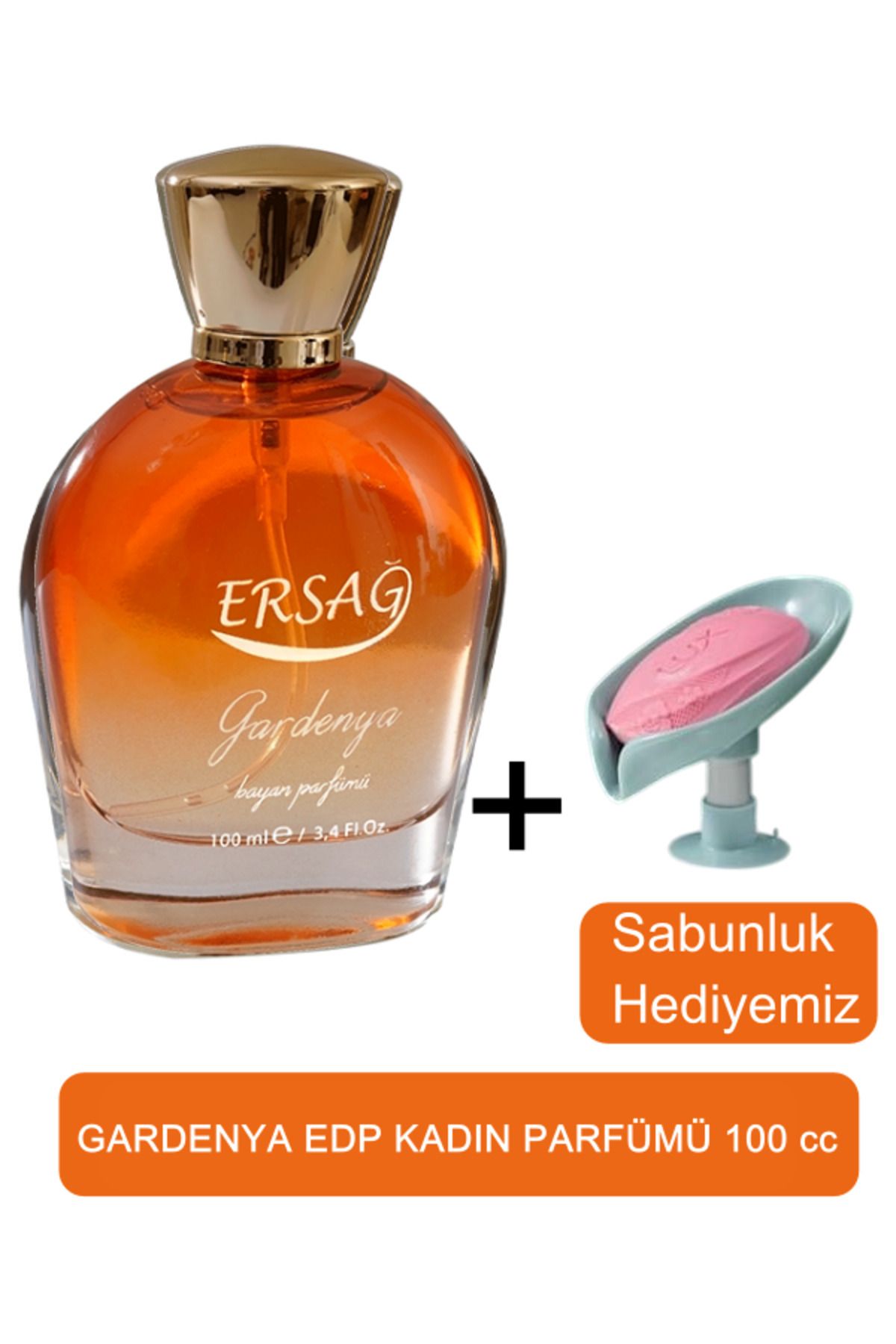 Ersağ Gardenya Kadın Parfüm 100cc - Sabunluk Hediyemiz 5014-08