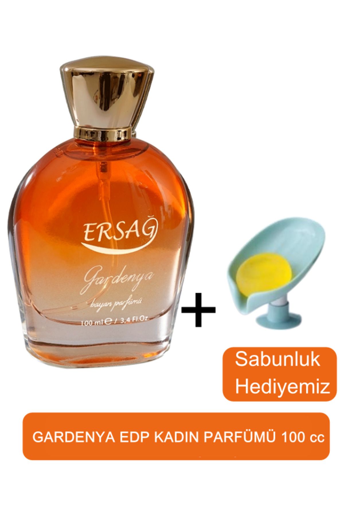 Ersağ Gardenya Kadın Parfüm 100cc - Sabunluk Hediyemiz 5014-22