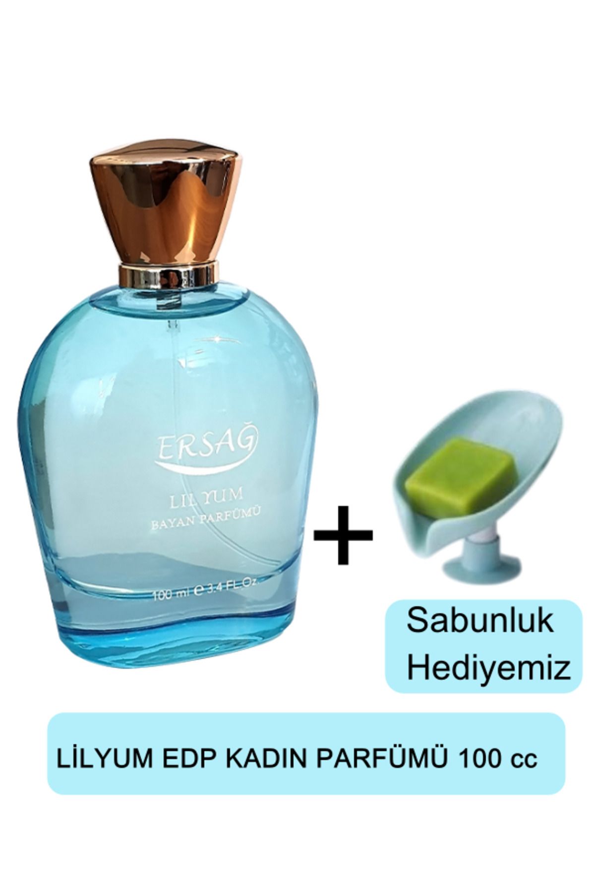 Ersağ Lilyum Kadın Parfüm 100cc - Sabunluk Hediyemiz 5003-01