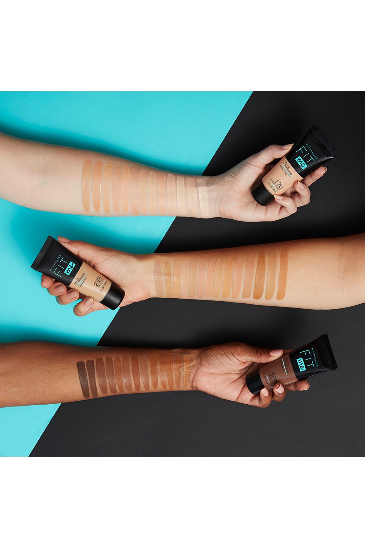 Maybelline New York-"كريم أساس فيت مي مات آند بورليس من مايبيلين نيويورك - 220 بيج طبيعي - 30 مل " 8
