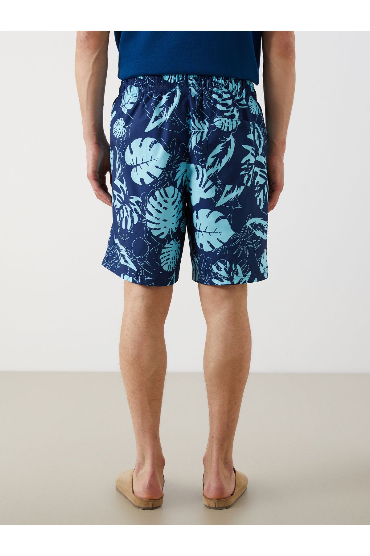 LC Waikiki-Knee Length Patterned Men's Sea Shorts 4