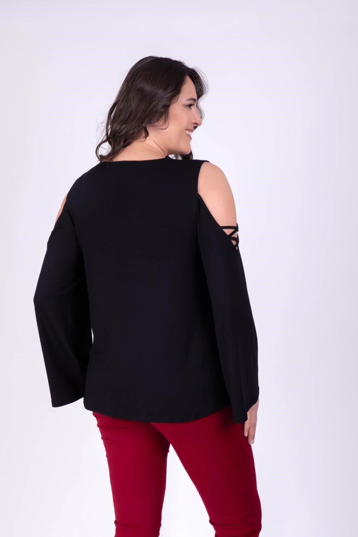 MYLİNE-T-Shirt with Shoulder Detail 3