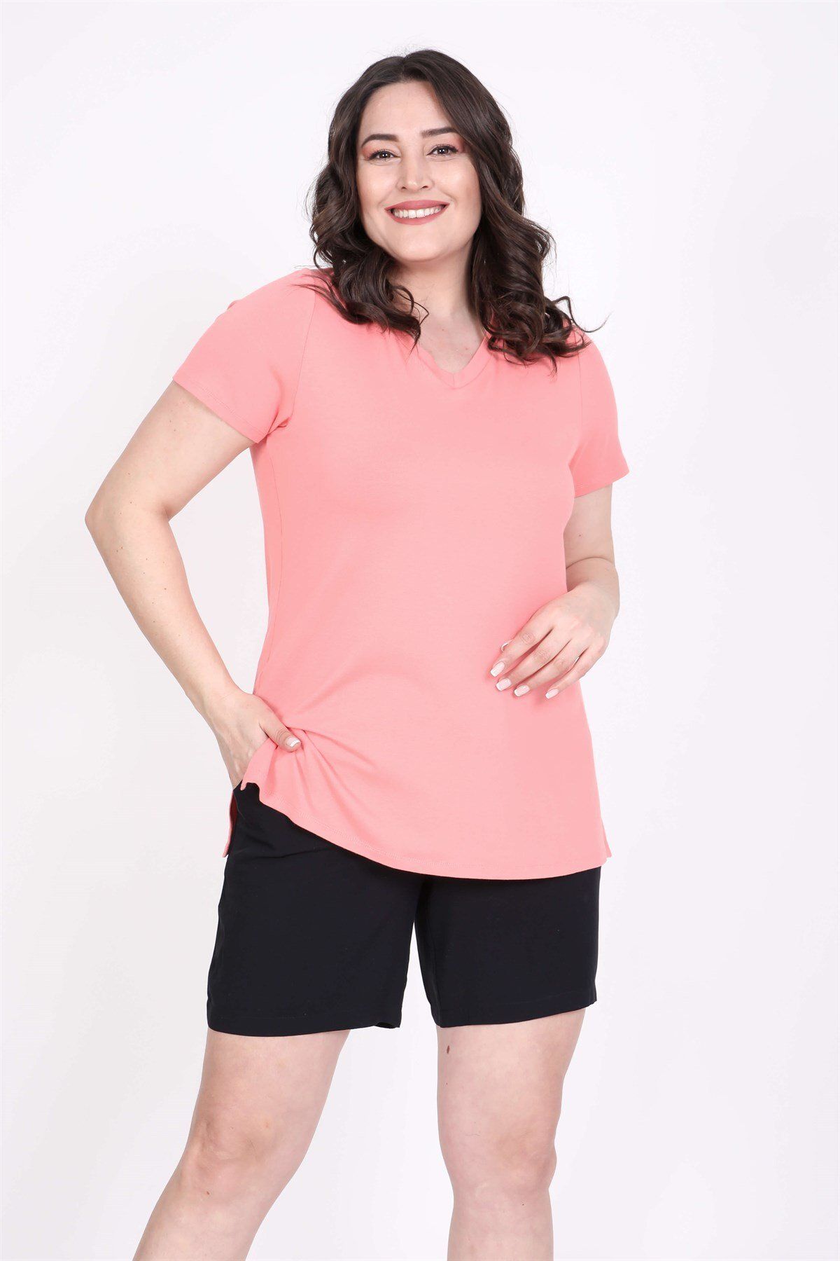 MYLİNE-Tricou cu decolteu în V 1