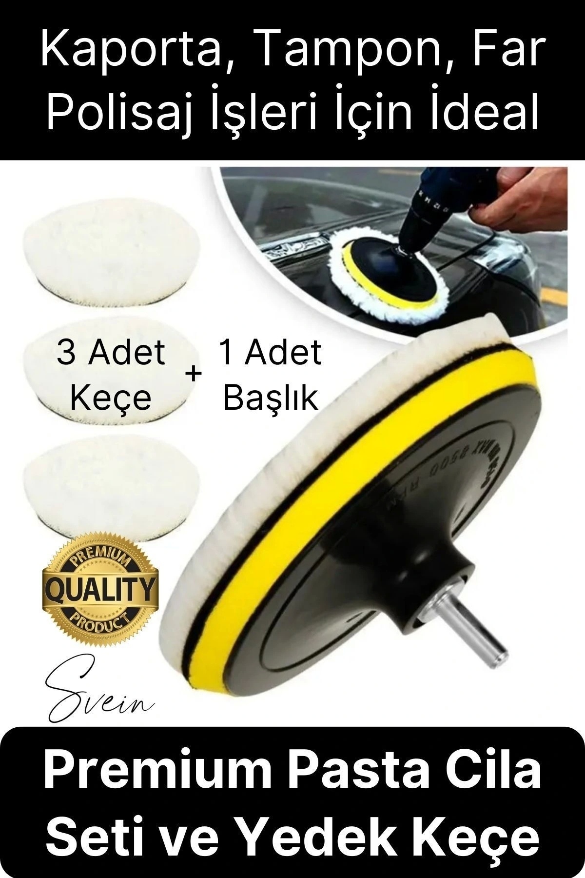 Svein Premium Pasta Cila Seti Araba Çizik Giderici Partlatma