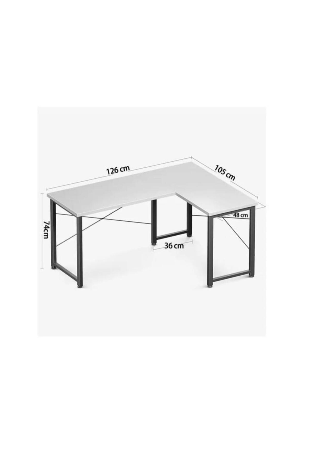 Luxury Home-L-Shaped Computer Desk, Corner Desk, Home Writing Workstation EI-103 3