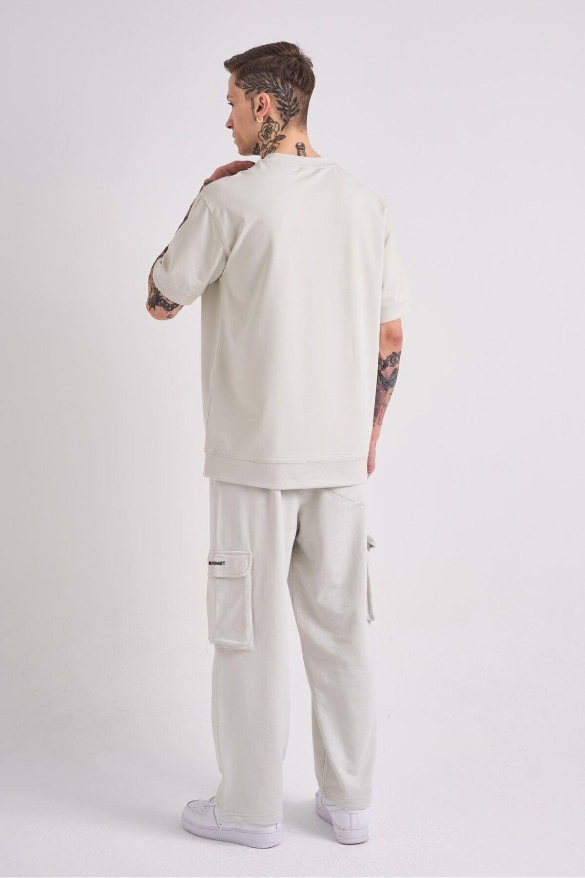 Machinist-Ανδρικό μπλουζάκι Mchnst Design Basic Oversize γκρι 4