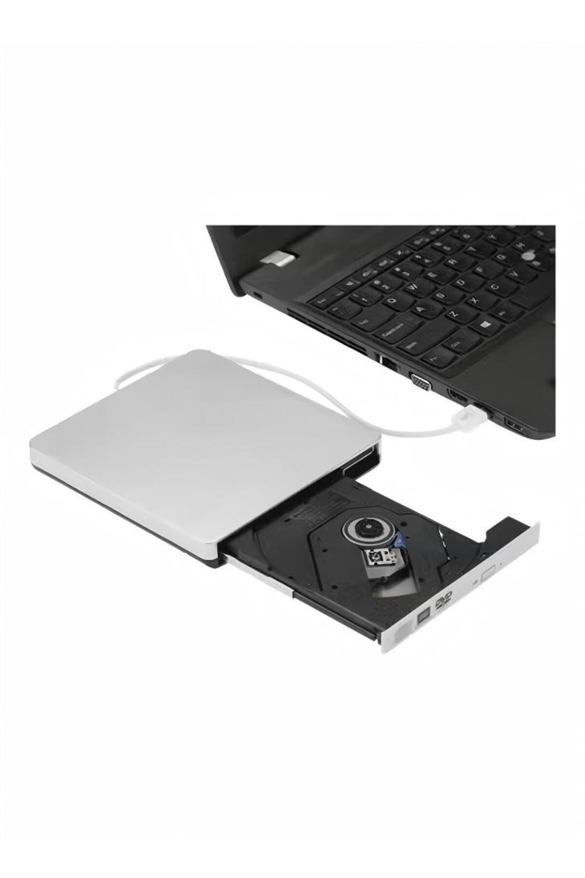 Generic-محرك أقراص DVD خارجي رفيع 2 في 1 USB 3.0 C ومحرك أقراص DVD RW وكاتب أقراص مضغوطة وقارئ ومشغل أقراص ضوئية 8