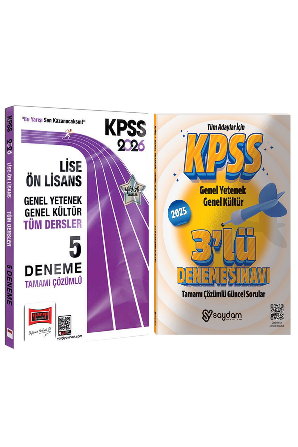 Yargı Yayınları 2026 KPSS GYGK Lise Ön Lisans Tüm Dersler Tamamı Çözümlü 5 Deneme(213 Sayfa)-Çözümlü 3 Deneme