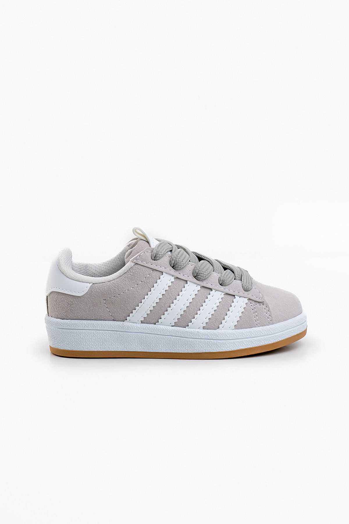 Shupe Kadın Gri Spor Ayakkabı Taş Gri Beyaz Sneaker