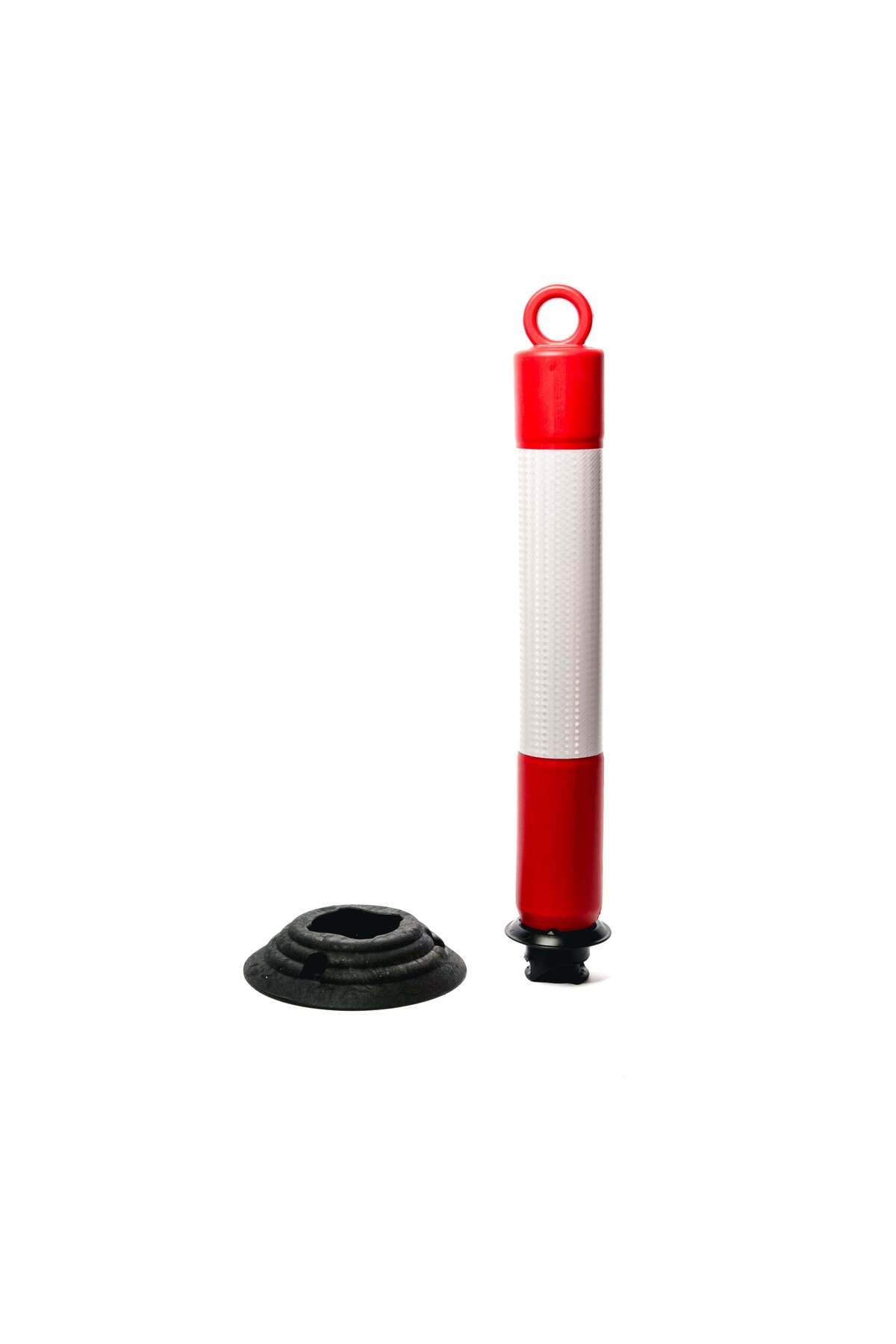 BSP Guard-Signal post with reflective strip and removable base 80 cm 2