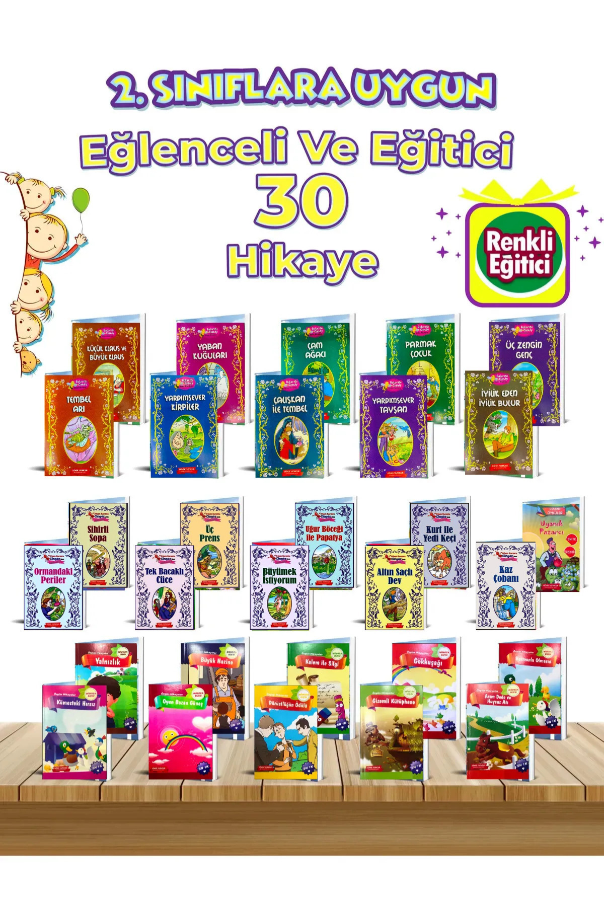 GÖNÜL YAYINCILIK 2. Ve 3.sınıflara Uygun Okumayı Sevdiren Öğretmen Tavsiyeli Okumayı Sevdiren 30'lu Hikaye Seti. fotoğrafı 5 (önizleme)