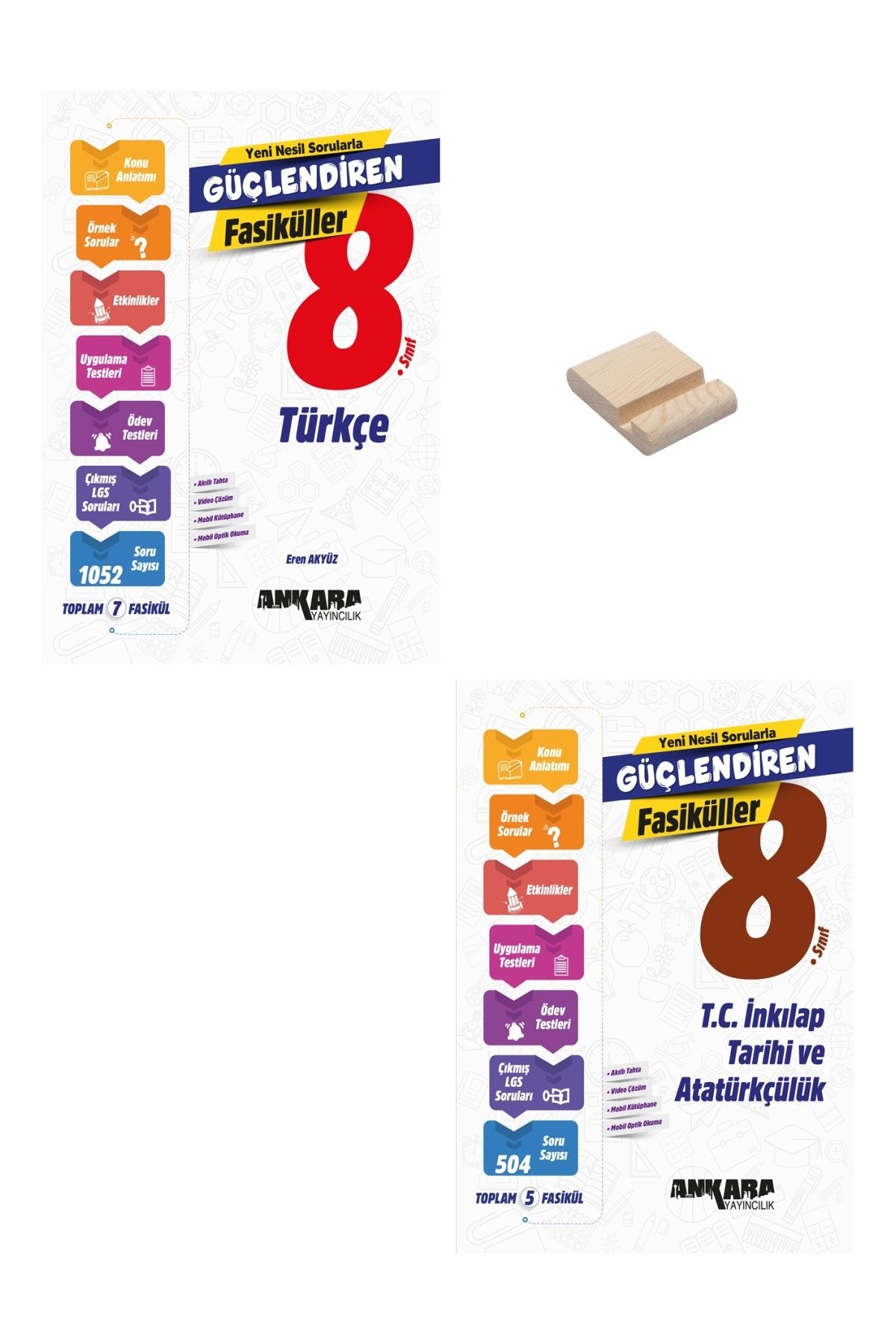 Ankara Yayıncılık LGS 8. Sınıf Güçlendiren Türkçe ve Fen Bilimleri Fasikülleri