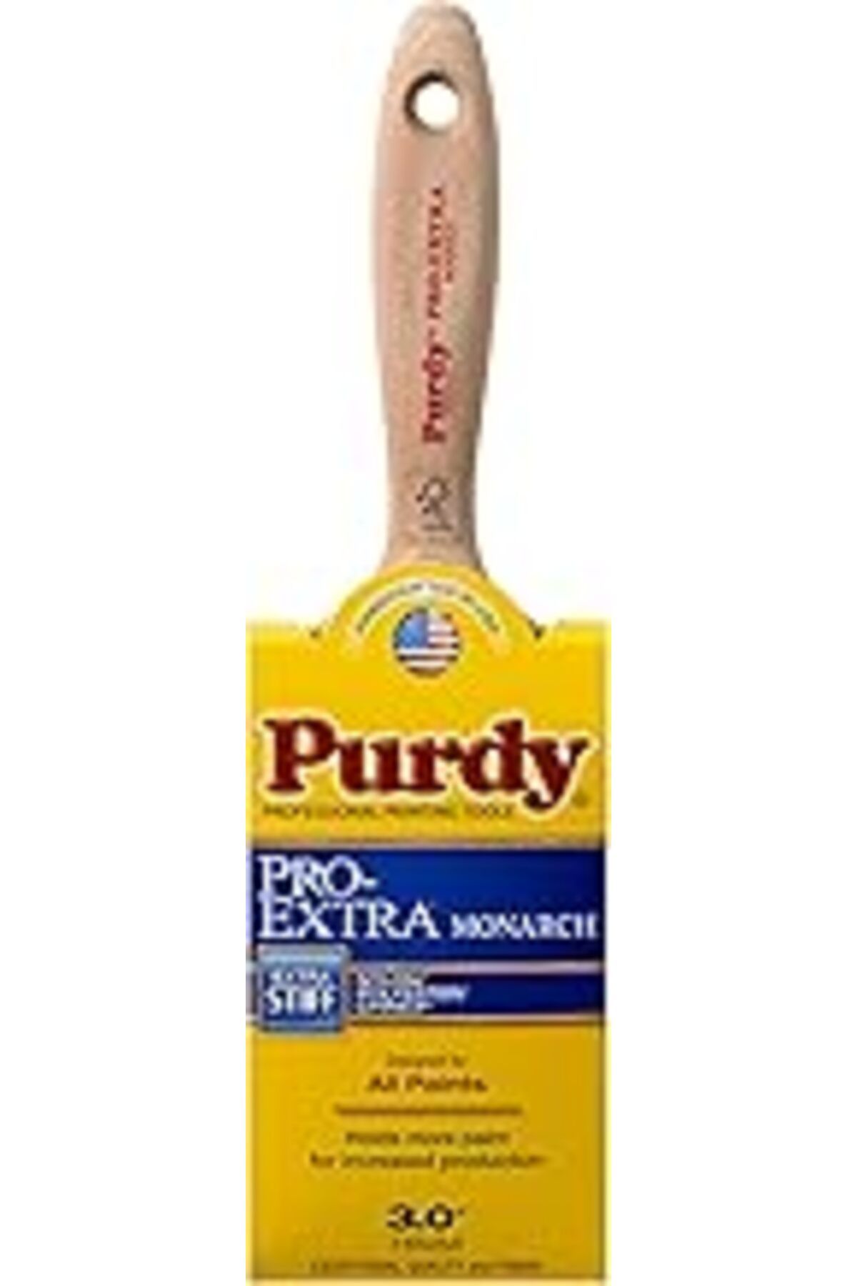 Pazarcan Purdy 144234730 Pro-Extra Monarch Flach Rand Pinsel, 7,6 Cm