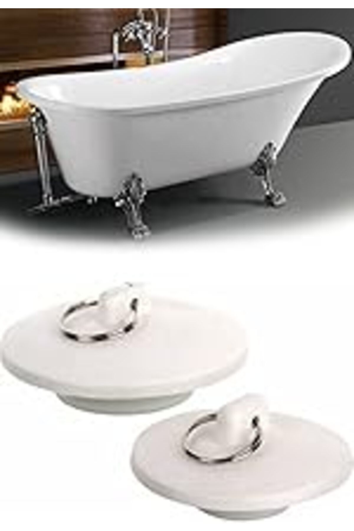 Pazarcan Mobee Urve Küvet Ve Lavabo Tıpası Duble 2Li Set 1410