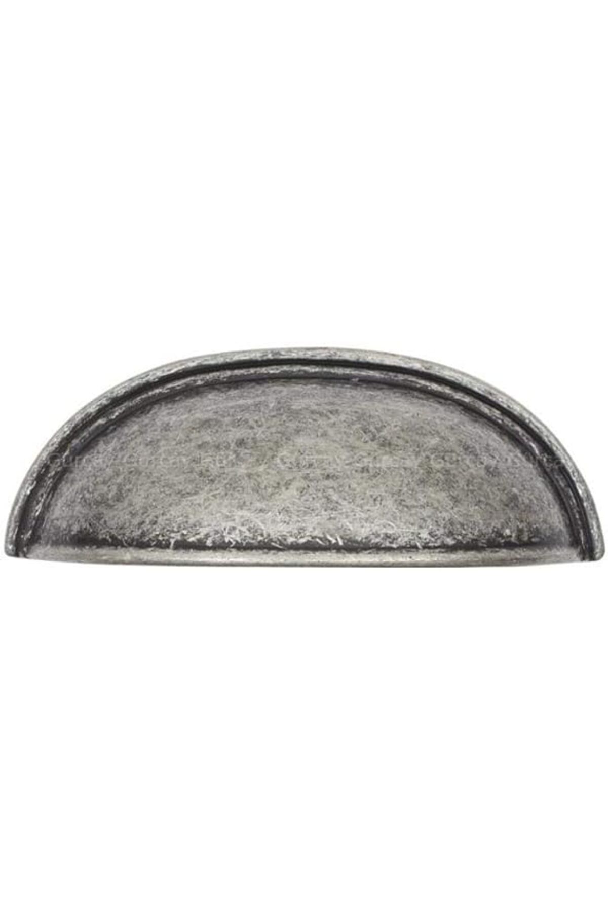 Pazarcan Gürçay Lüks Çanak Kulp Antik Gümüş 64Mm (2 Adet)