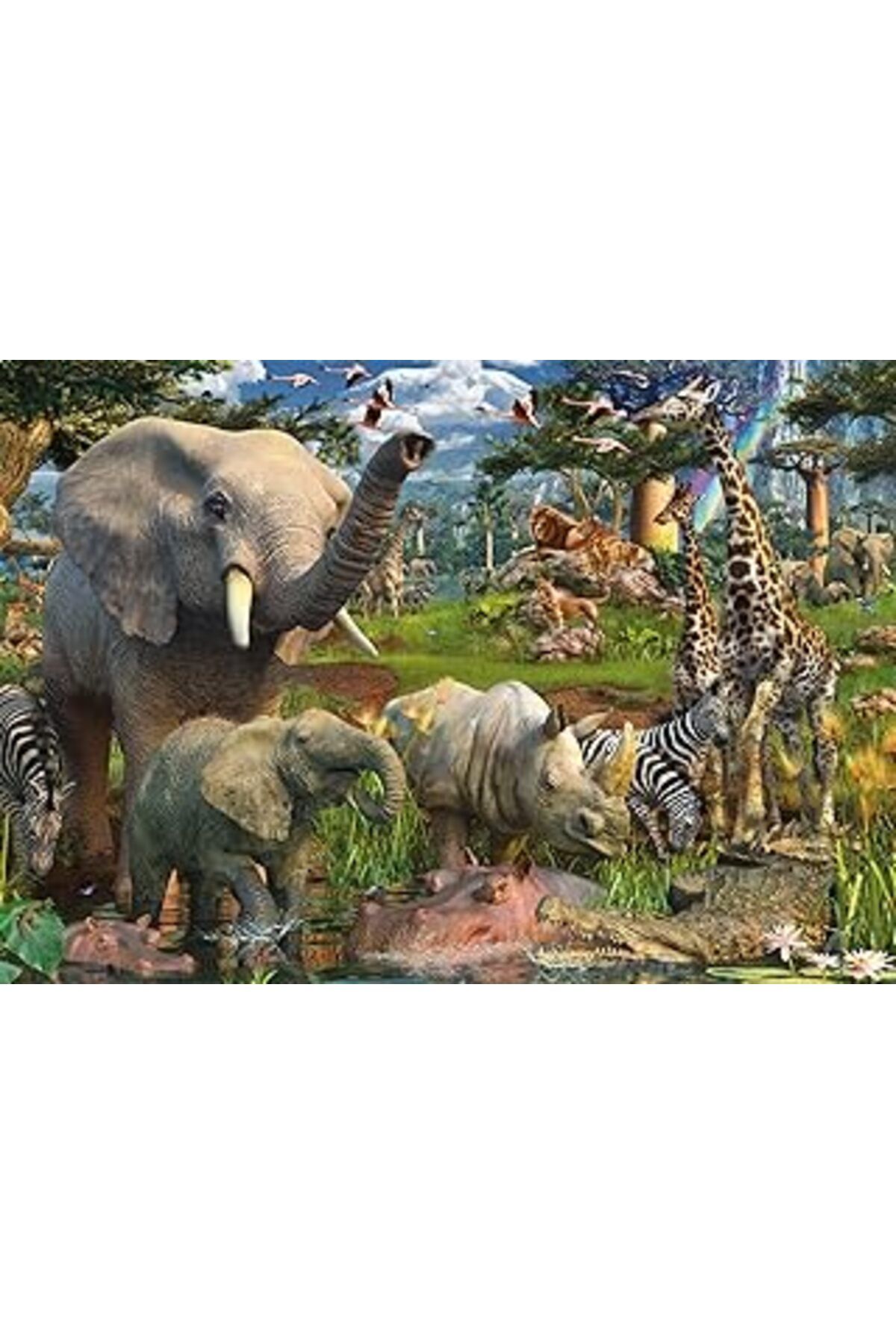 Qedii Ravensburger Rpb178230 Yetişkin Yapboz, Vahşi Yaşam