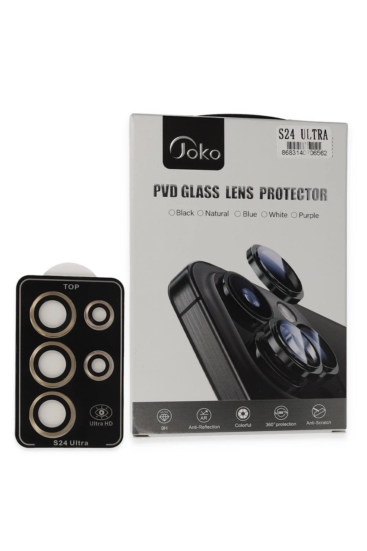 Toptan Bulurum Samsung Galaxy S24 Ultra PVD Metal Kamera Lens - Gold