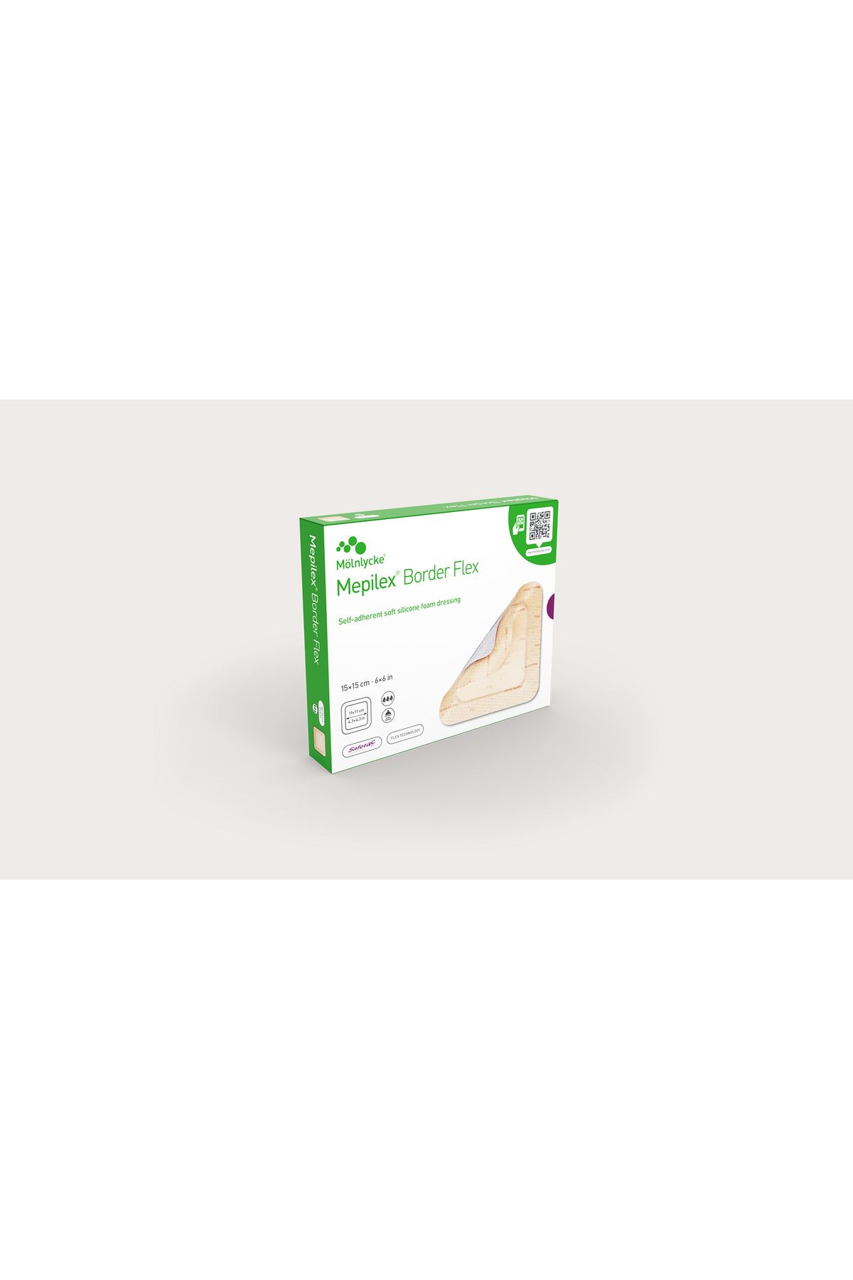 Mepilex-Mepi̇lex Border Flex 15 X 20 cm 1