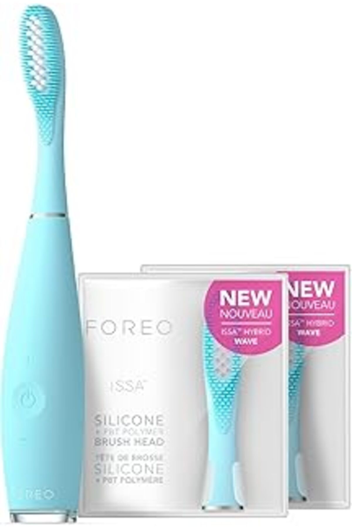 Pazarcan Foreo Total Care Issa 3 Seti - Ultra-Hijyenik 4’Ü 1 Arada Silikon Sonik Elektrikli Diş Fırçası + 2