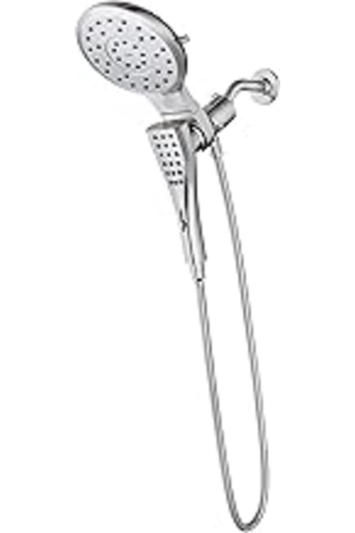 Pazarcan Moen 220C3 Verso Sekiz Fonksiyonlu 17,78 Cm Çaplı Sprey Başlığı Standart, El Duşu, Krom