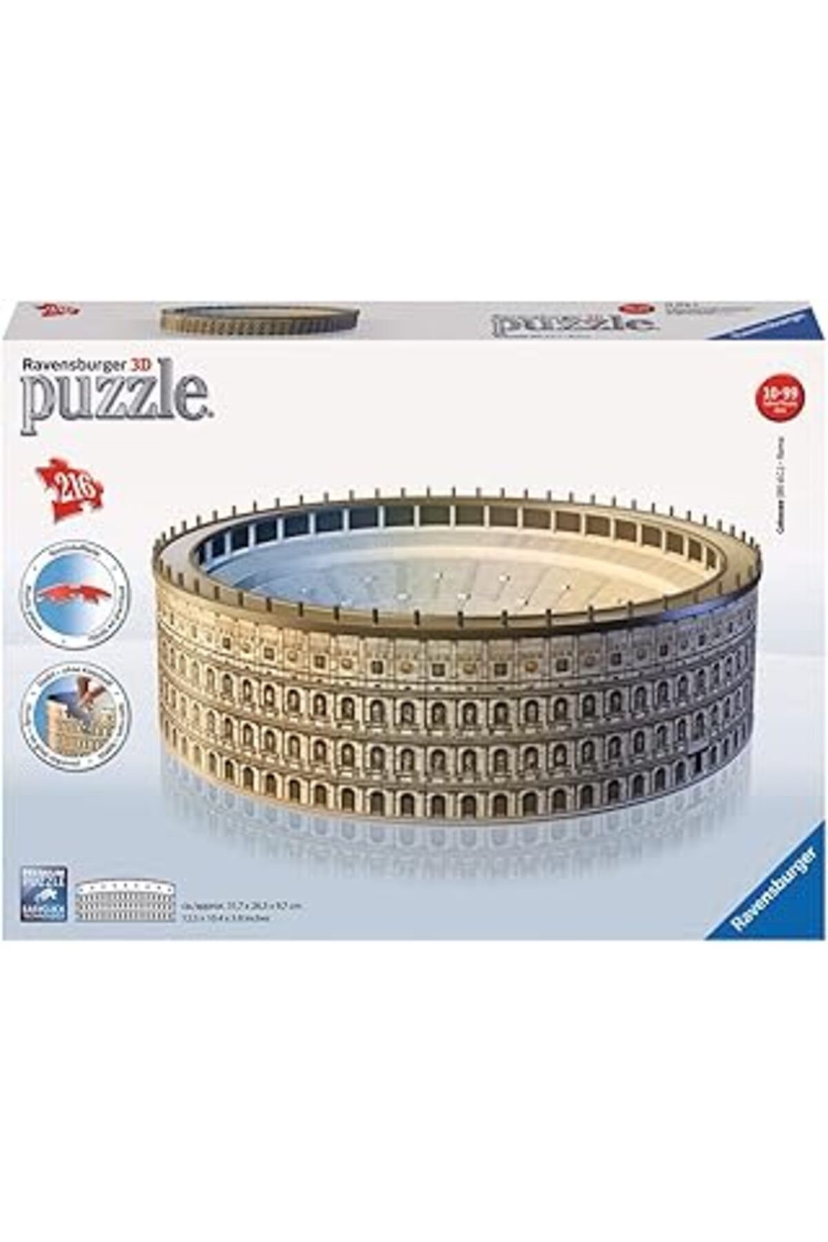 Pazarcan Ravensburger (125784) - 3D Puzzle, Kolezyum