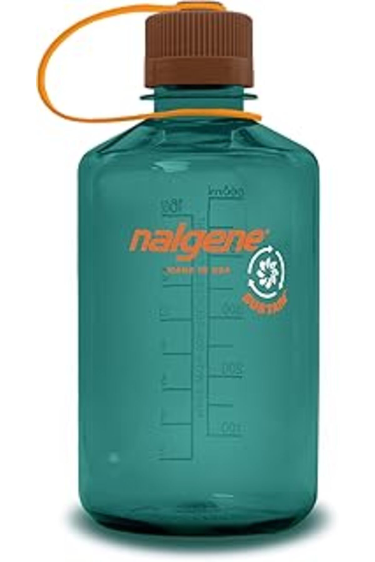 Mu Art Ahşap Nalgene Unisex Jugend Eh Sustain Trinkflasche, Teal, 0,5 L