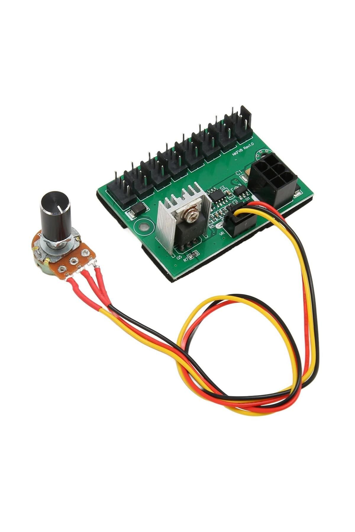 Leonpro Fan hız kontrol modülü 2 pin 3 pin 4 pin uyumlu potansiyometre fan çoklayıcı
