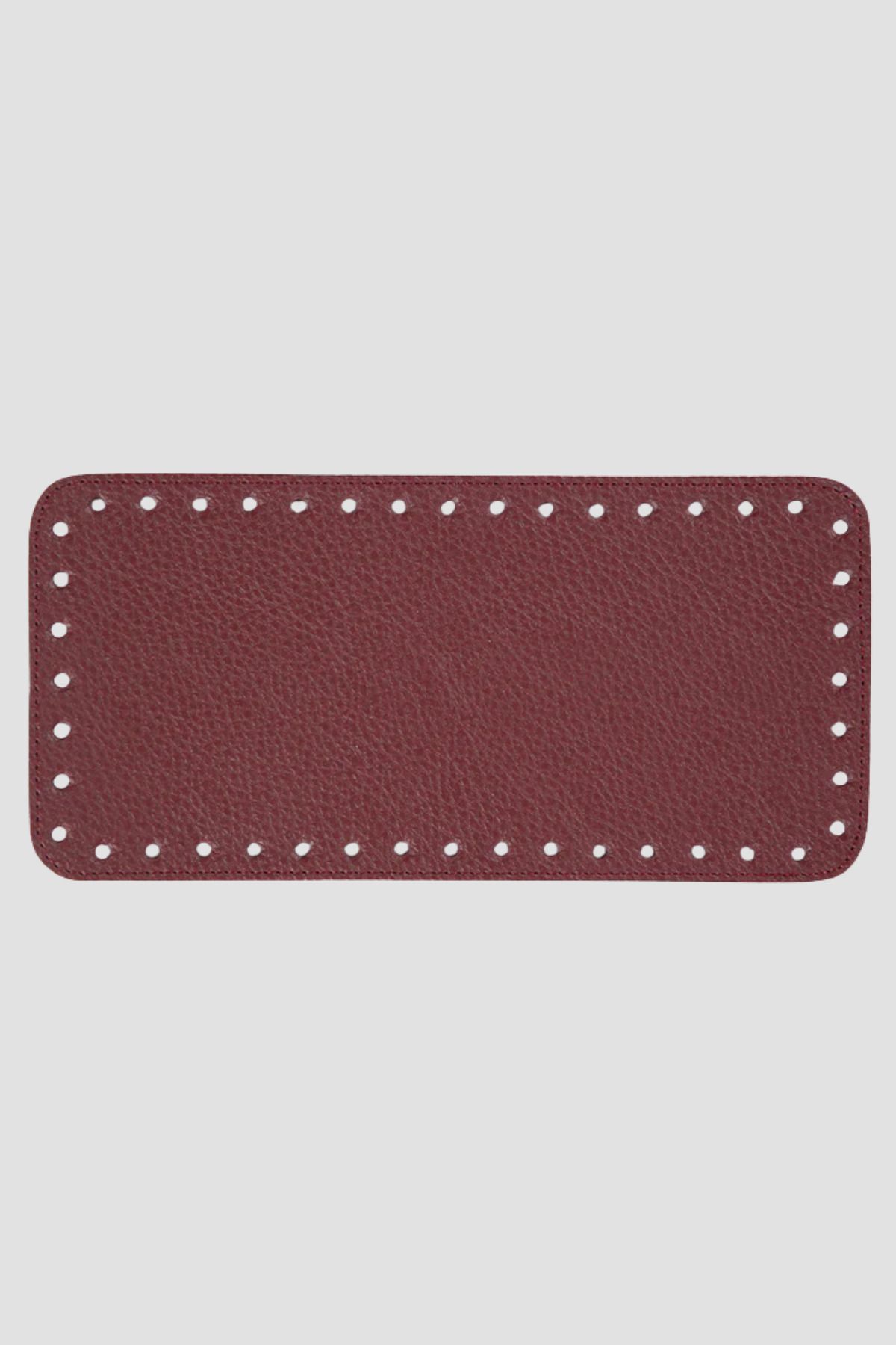BD fold yarn Çanta Tabanı 25x12 cm Bordo