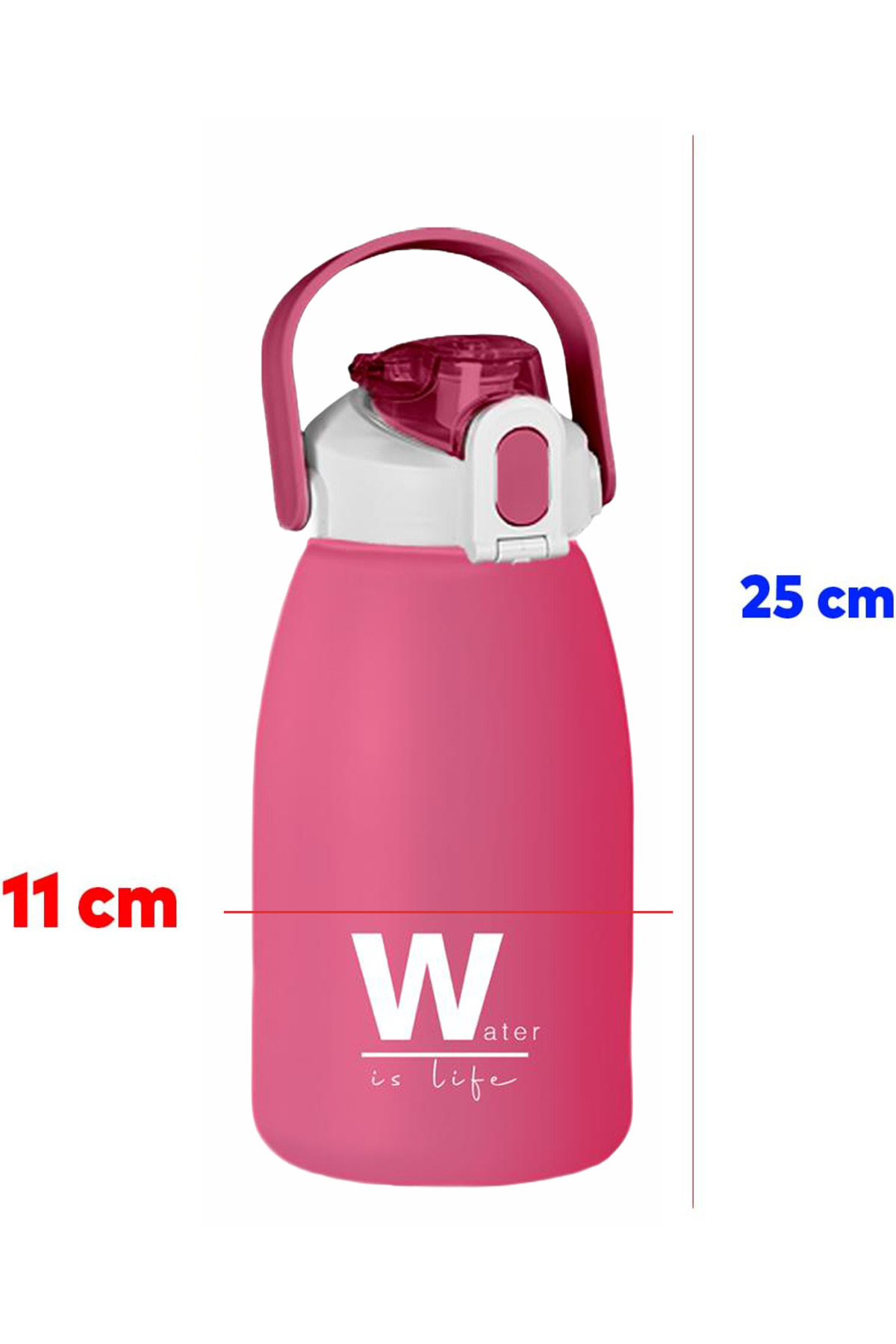 ROYALGROSS-Bpa Free 1500 ml Pink Water Bottle – Suitable for Sports Daily Use with Carrying Strap, Locking Lid 4