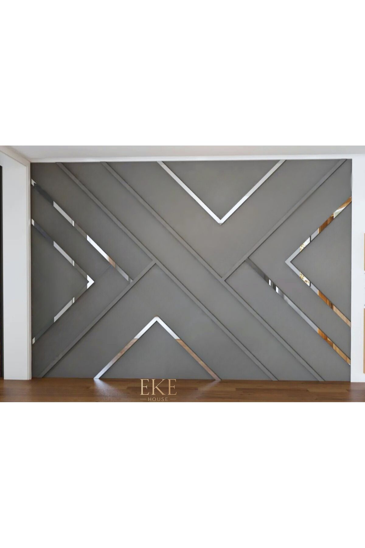 EKE HOUSE Boyanabilir 4 Cm Çıta Çapraz Tasarım Hazır Kesim Set 6 Farklı Seçenek