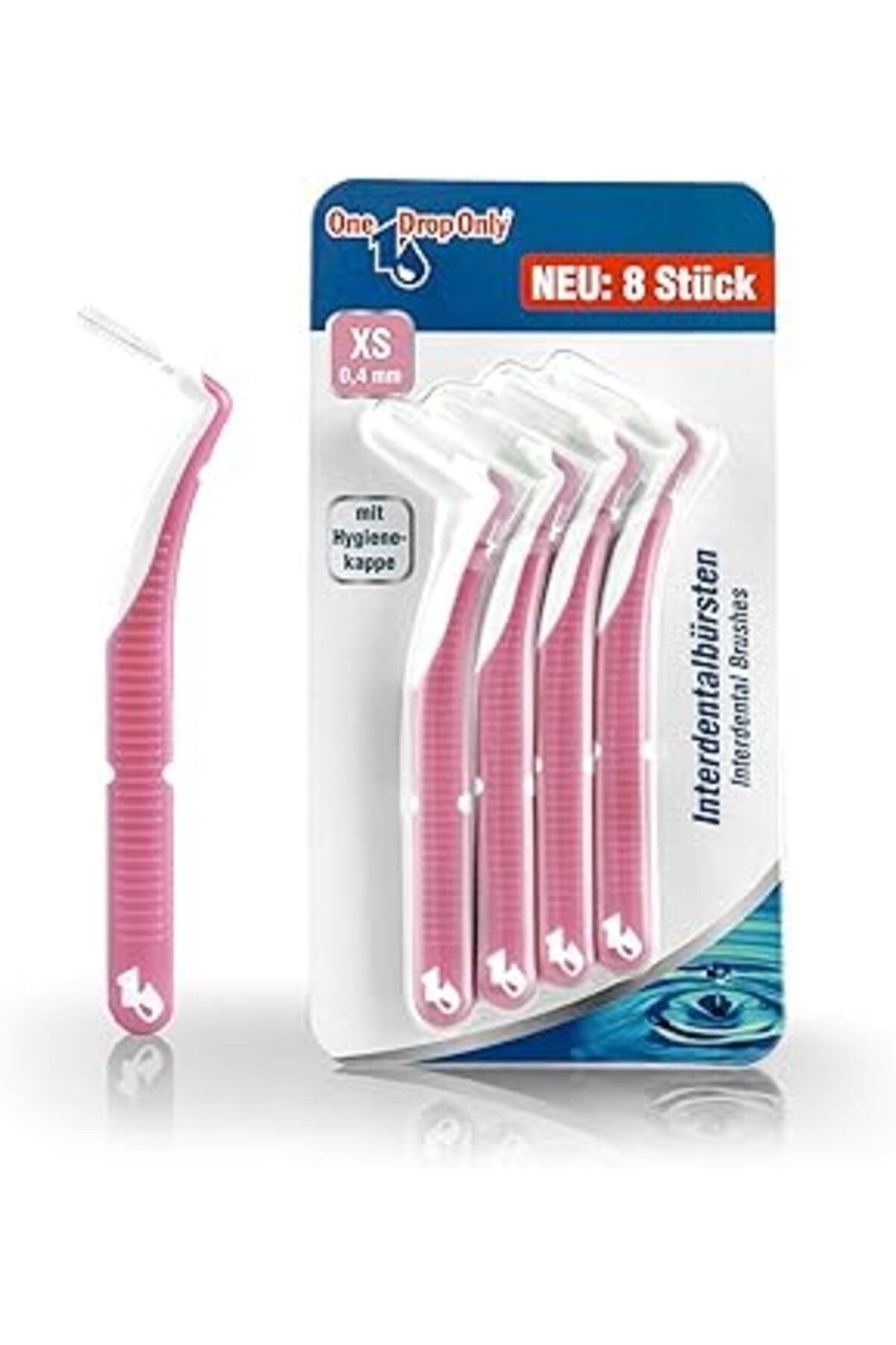 Pazarcan One Drop Only - 8'Li Blister Diş Fırçası 0,4 Mm (Beden Xs) / Ara Diş Temizliği Için Interdental Fır