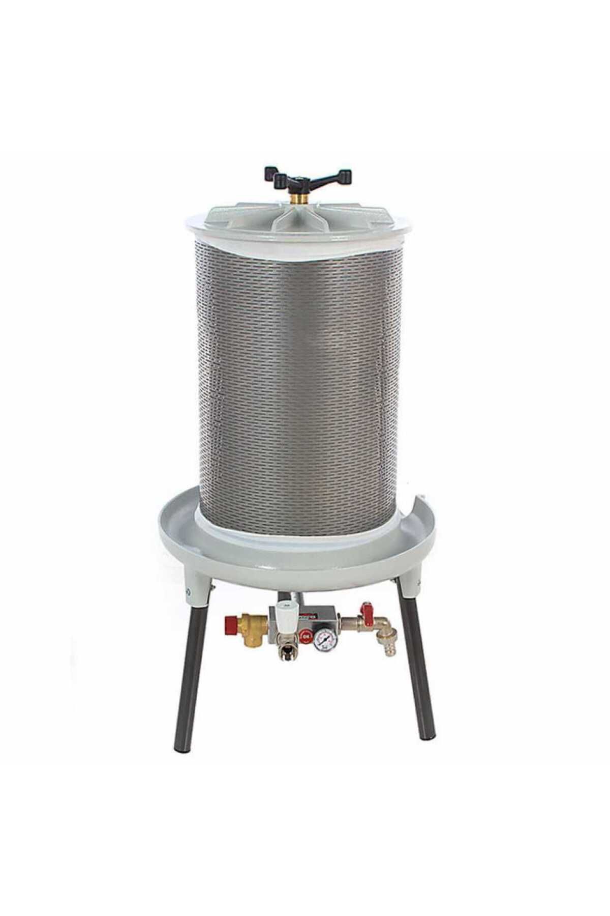 Grifo PEW20 Paslanmaz Balonlu Meyve Üzüm Suyu Sıkma Presi 20 Litre
