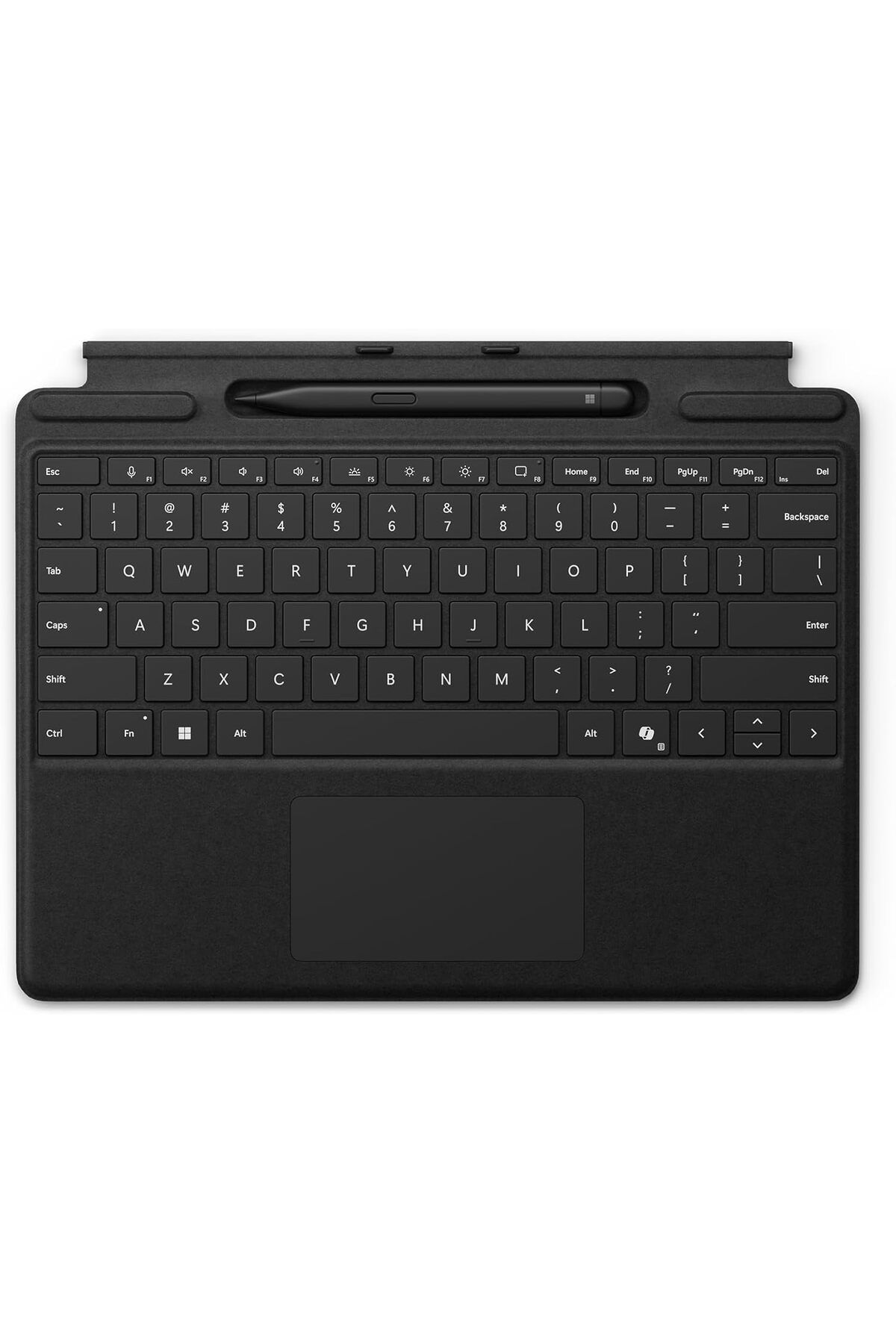 GÜMRÜK BEY Microsoft Surface Slim Pen 2 ve Pro Signature Klavye Pro X, 8, 9 için – Türkçe Klavye Siyah