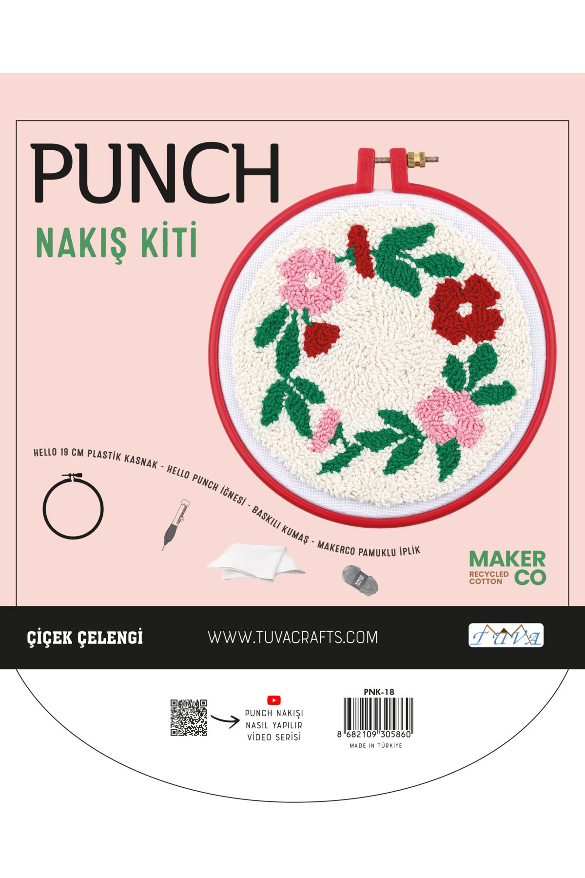 Tuva PUNCH NAKIŞ KİTİ-ÇİÇEK ÇELENGİ