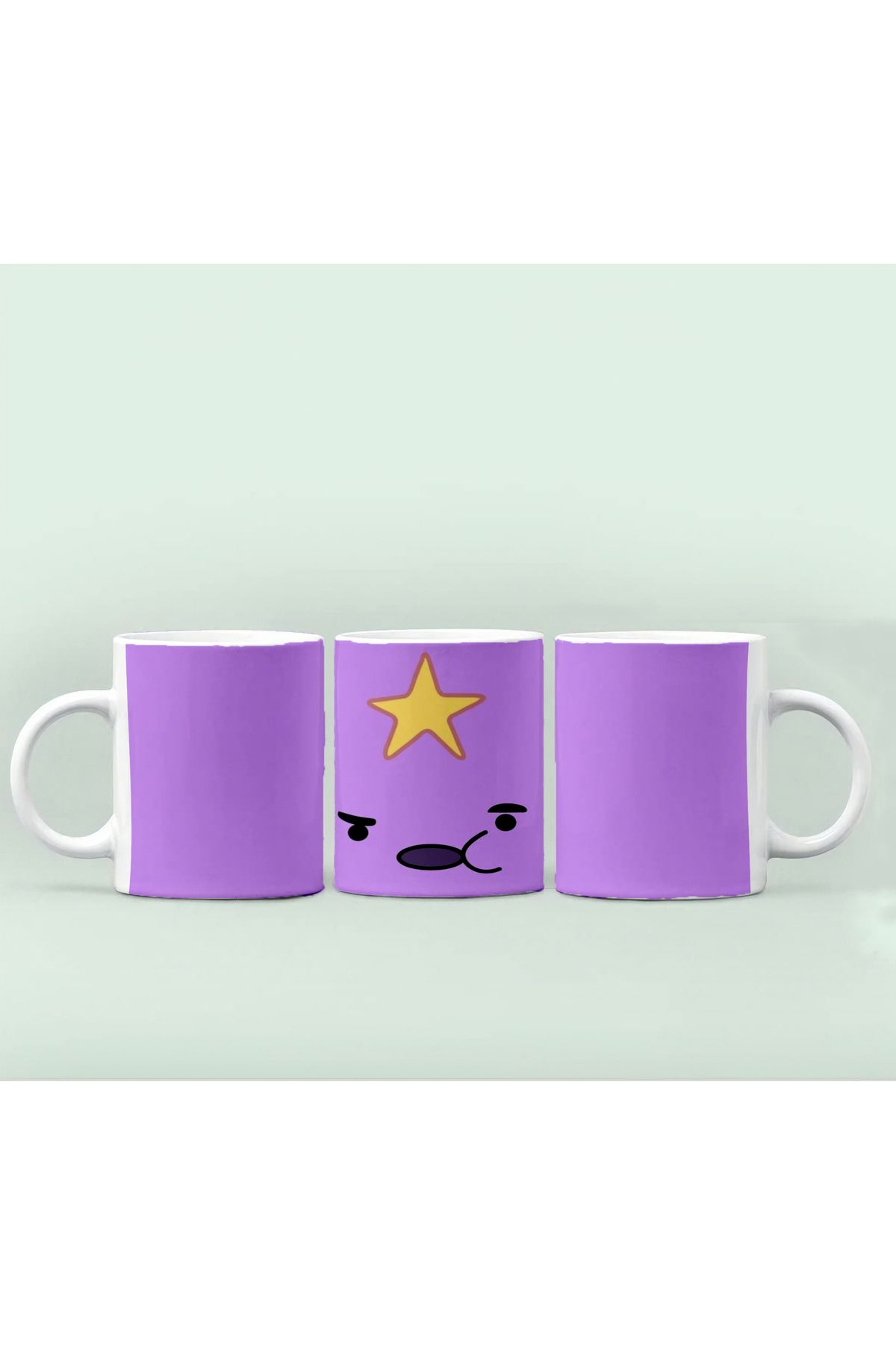 GünayStore Adventure Time - Marceline - Bubblegum- BMO - Jeke- Finn Kupası Bardak Kahve Çay Fincanı