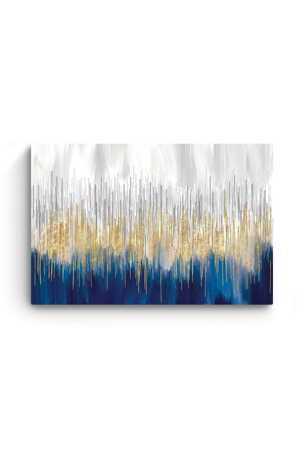startonight-Tablou DualView Startonight Abstract Albastru Auriu, 80 x 120cm 3