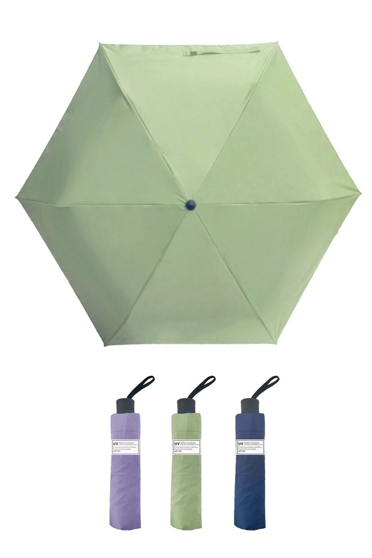 Miniso Klasik Düz Renk Güneş Şemsiyesi (Yeşil) - UV50